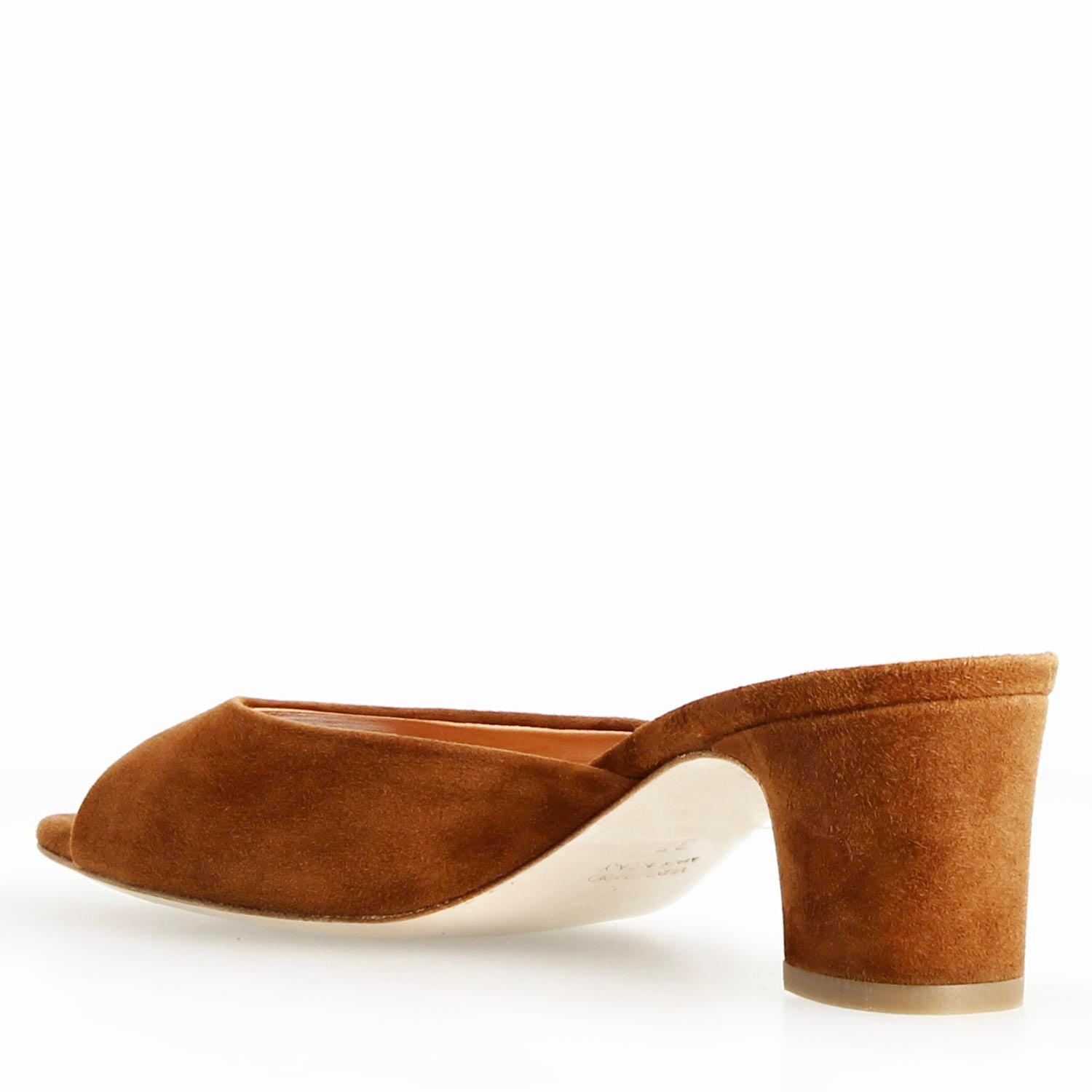 Leonardo Shoes Elena mules donna marrone camoscio