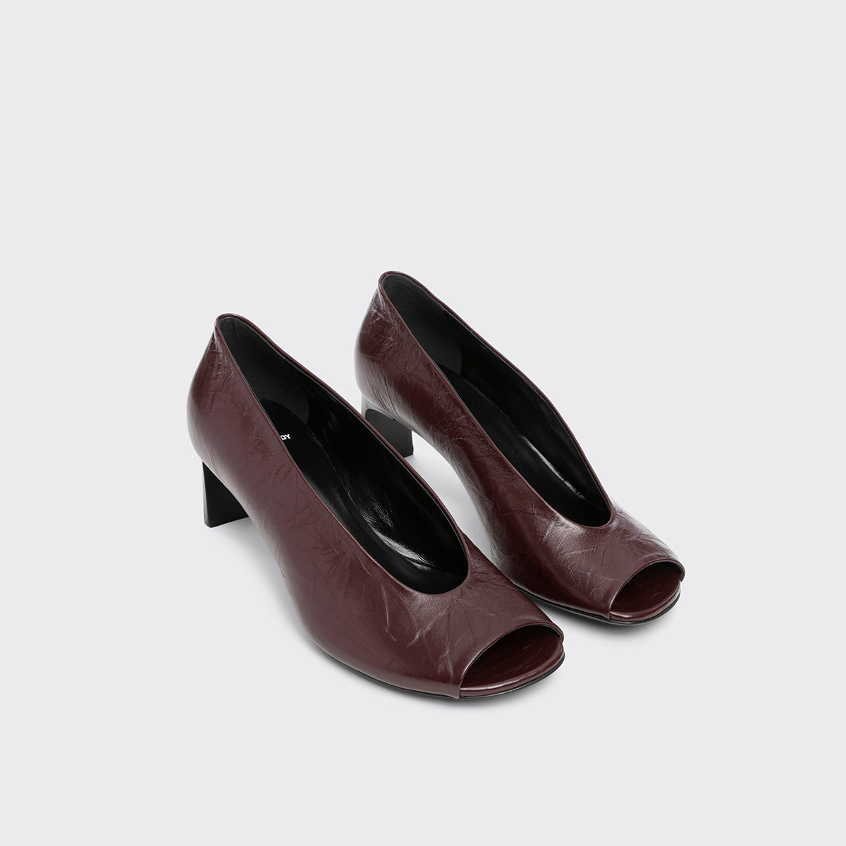 Pierre Hardy Karen decollete donna bordeaux peep toe 60