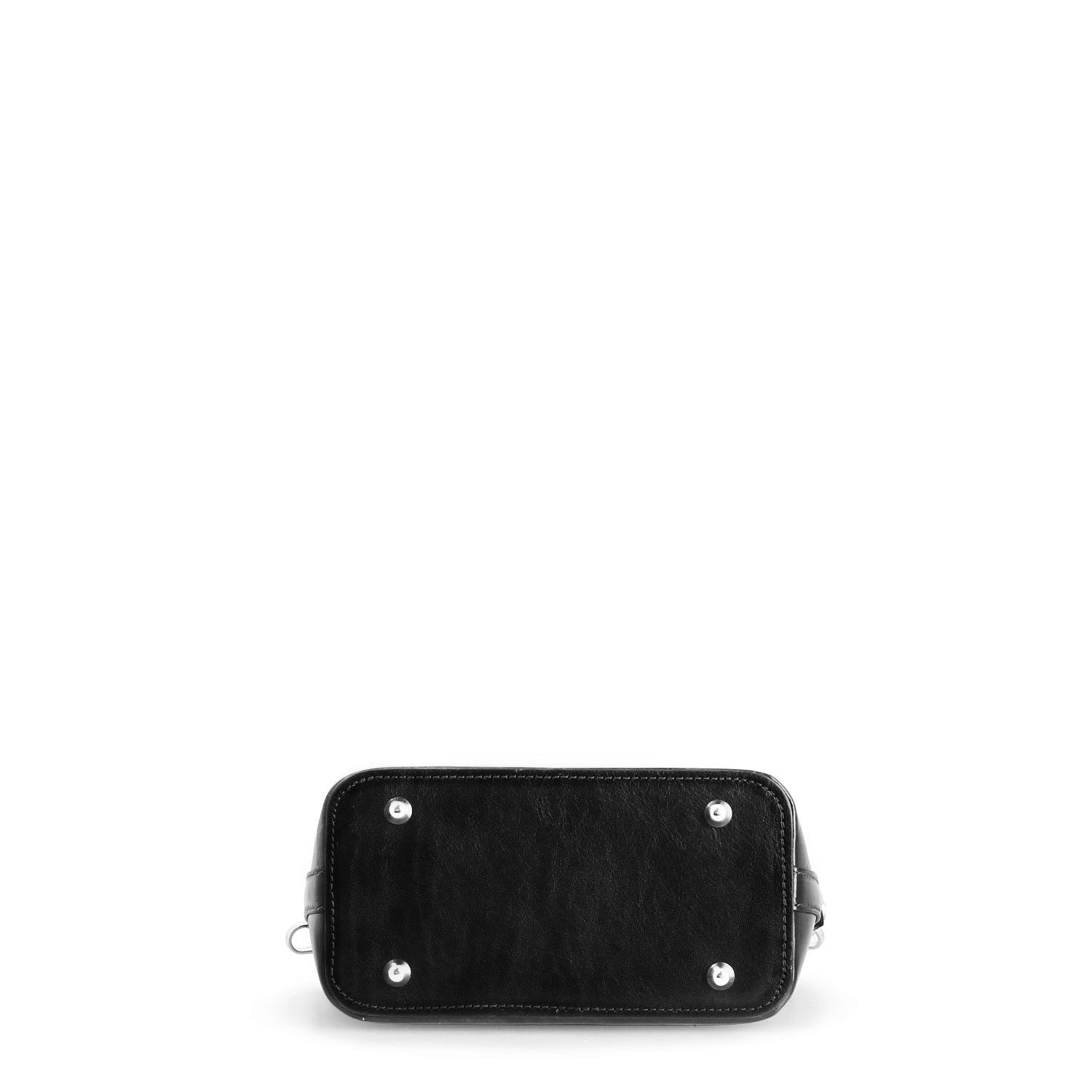 Leonardo Shoes Atena Borsa a Spalla Pelle Nera Secchiello