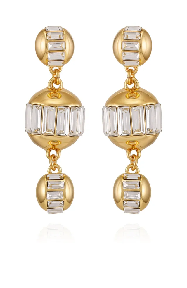 Vince Camuto orecchini oro sfera donna cristalli