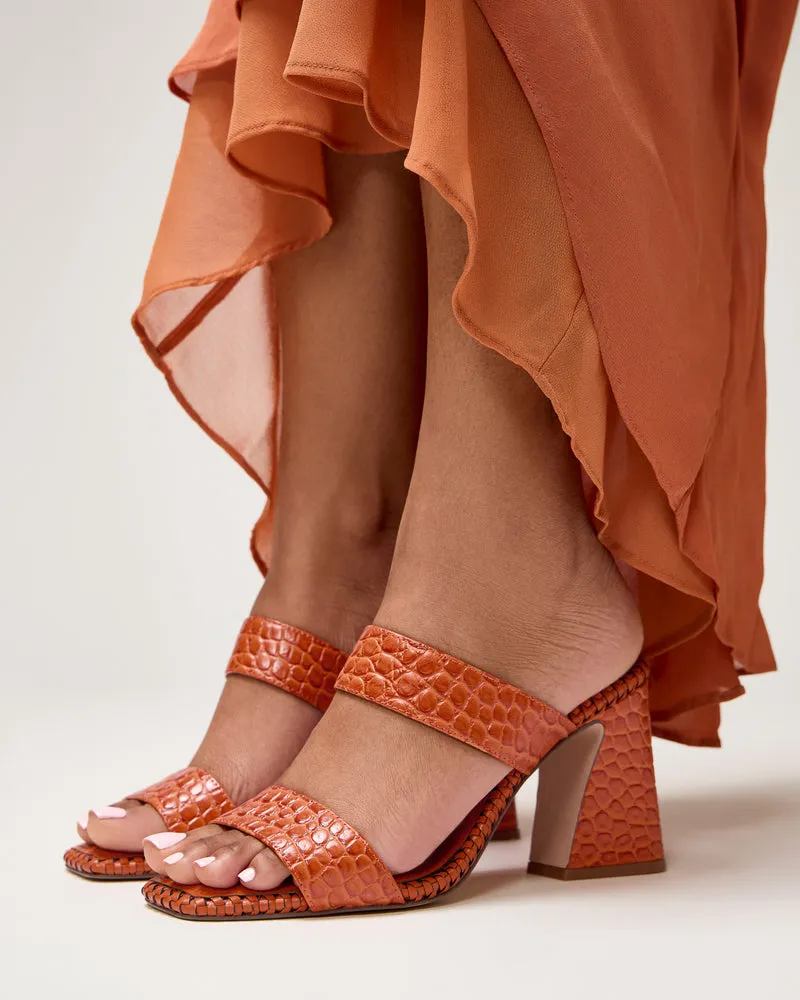 Vince Camuto Kaden mulo donna tacco blocco punta quadrata
