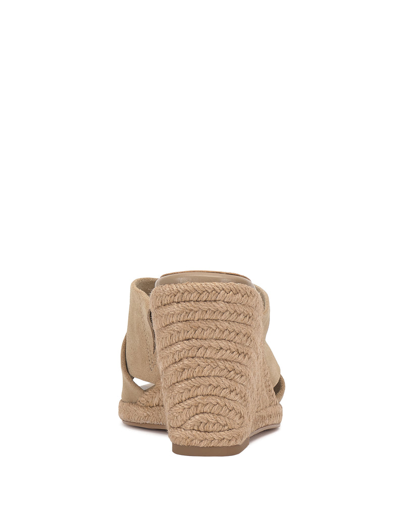 Vince Camuto Fisella Sandalo Zeppa Espadrillas Incrociato