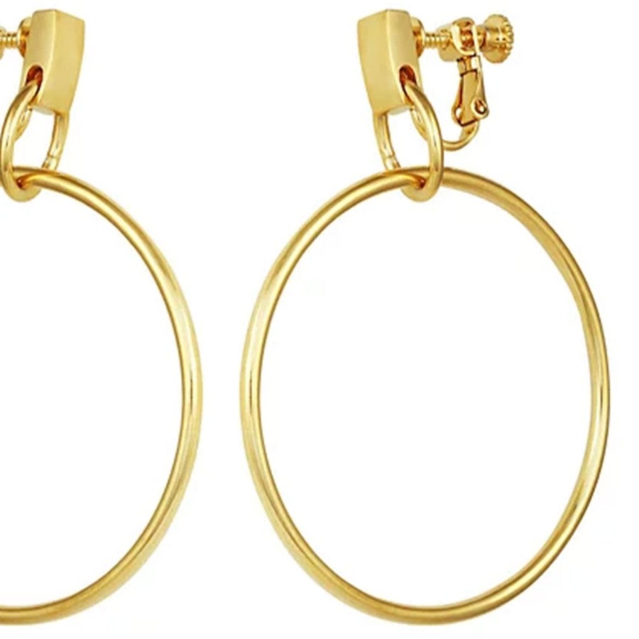 Vince Camuto Orecchini a clip cerchio pendente lucido