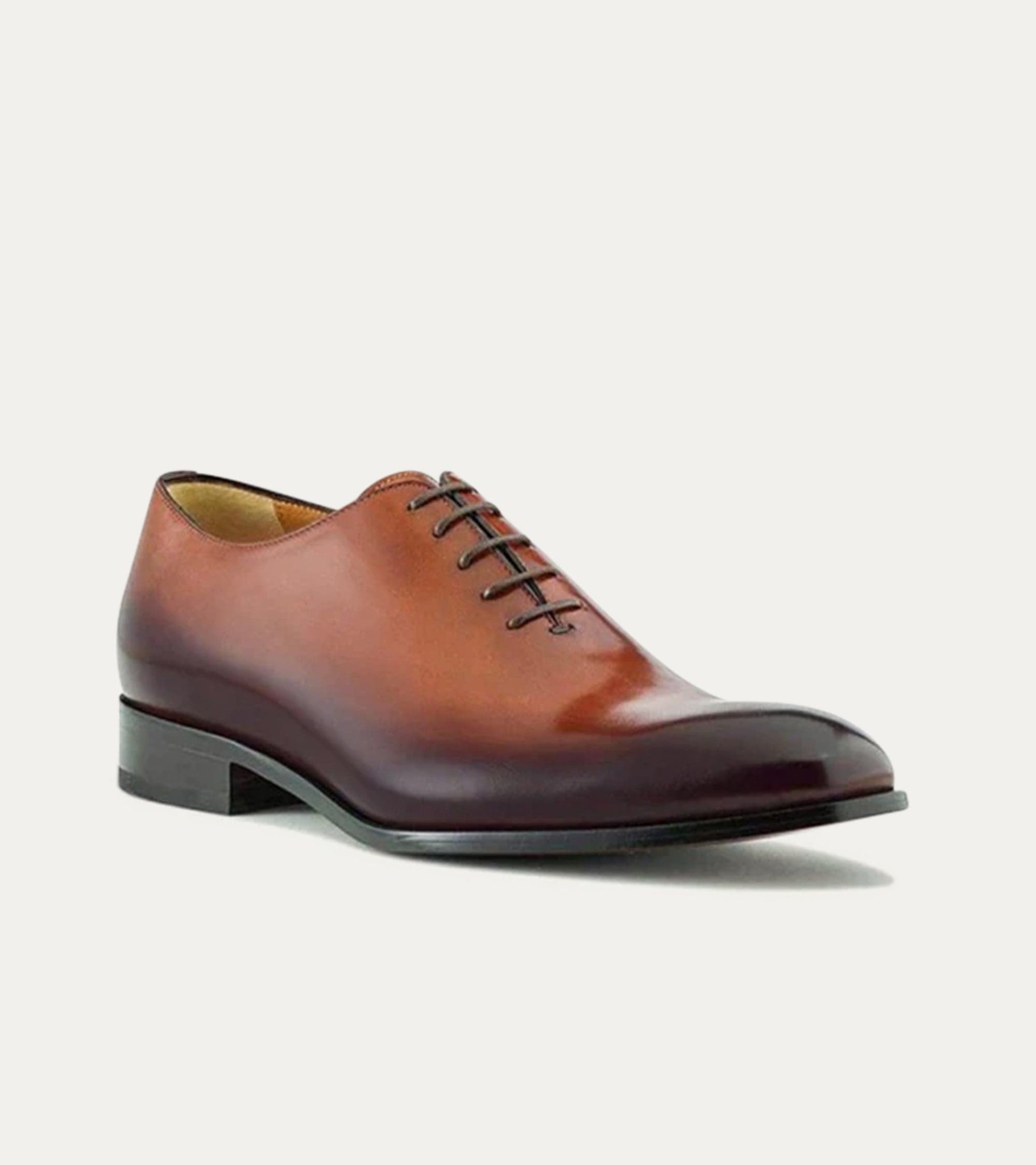 Ace Marks Carlo Wholecut Scarpe Oxford Cognac Patina