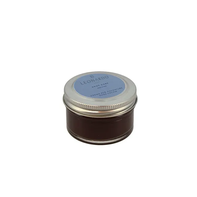 Leonardo Shoes Crema Lucido Scarpe Pelle Testa di Moro 50 ml