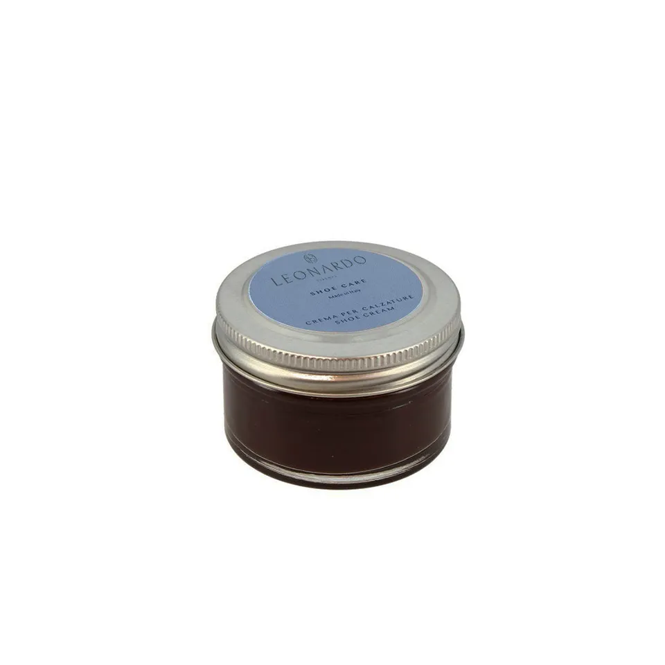 Leonardo Shoes Crema Lucido Scarpe Pelle Testa di Moro 50 ml