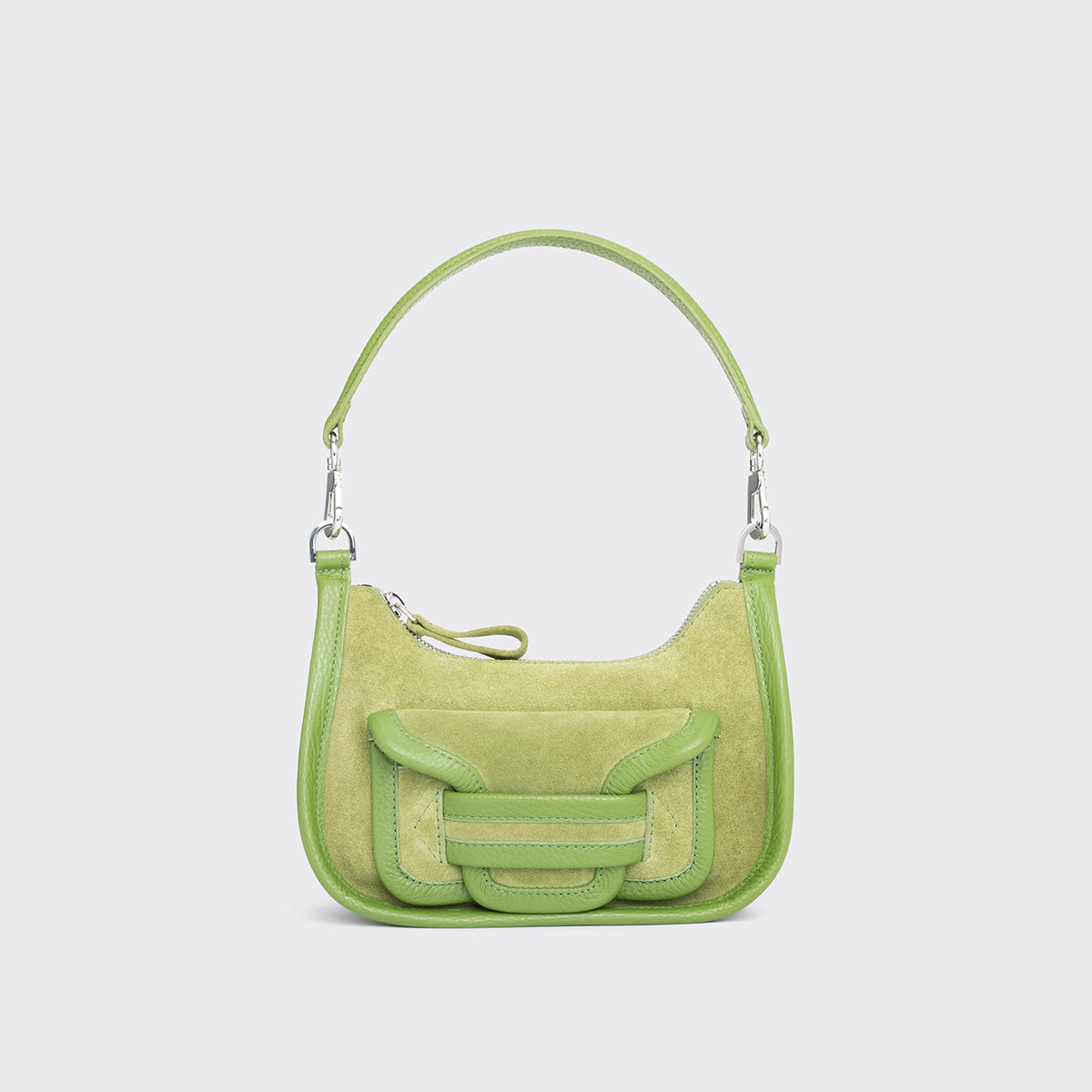 Pierre Hardy Alpha Day Mini borsa tracolla verde pelle TU