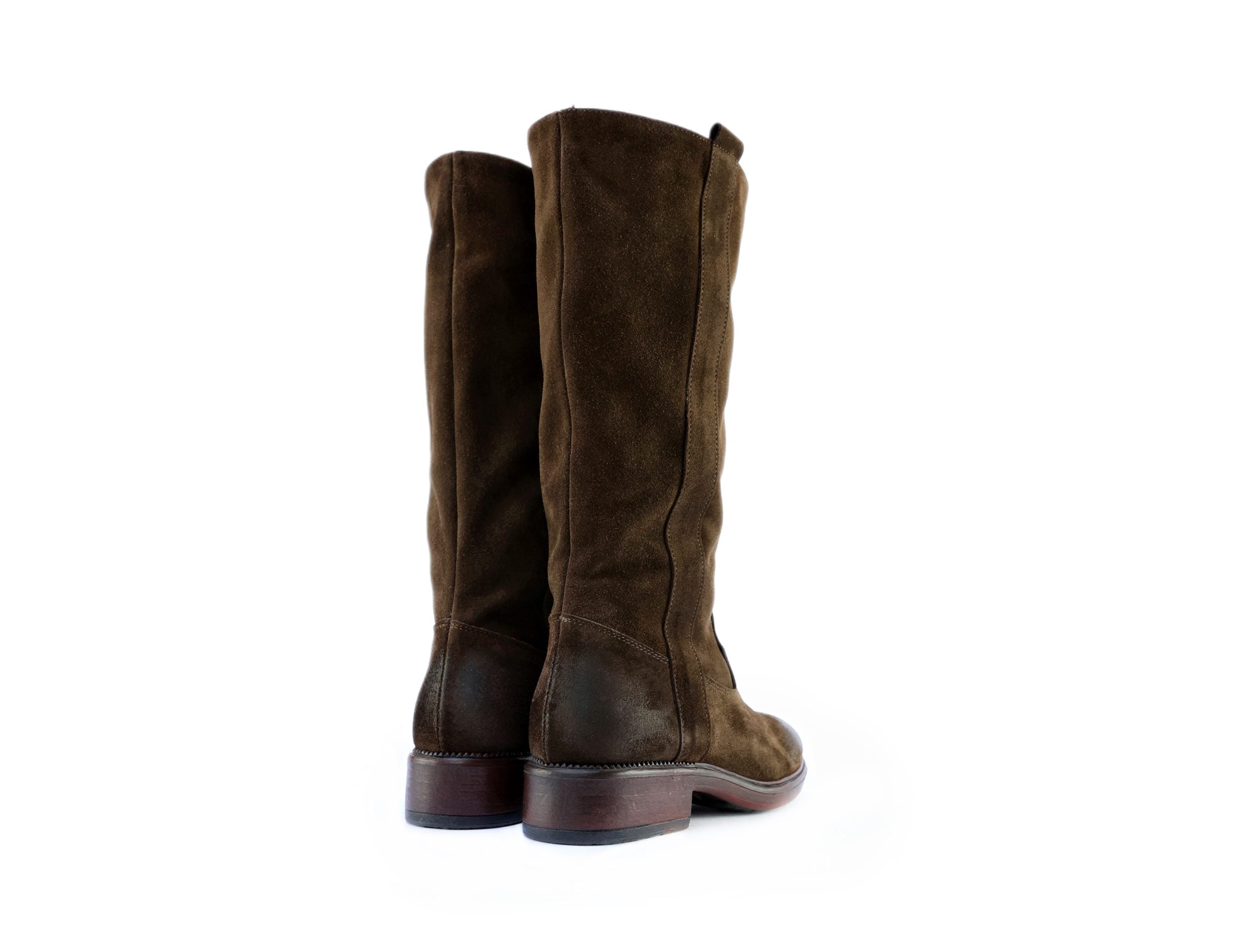 Ton Goût Baby Chestnut stivaletti donna camoscio 34 cm