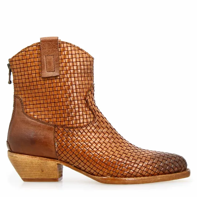 Leonardo Shoes Velvet Int Stivaletto Texano Marrone