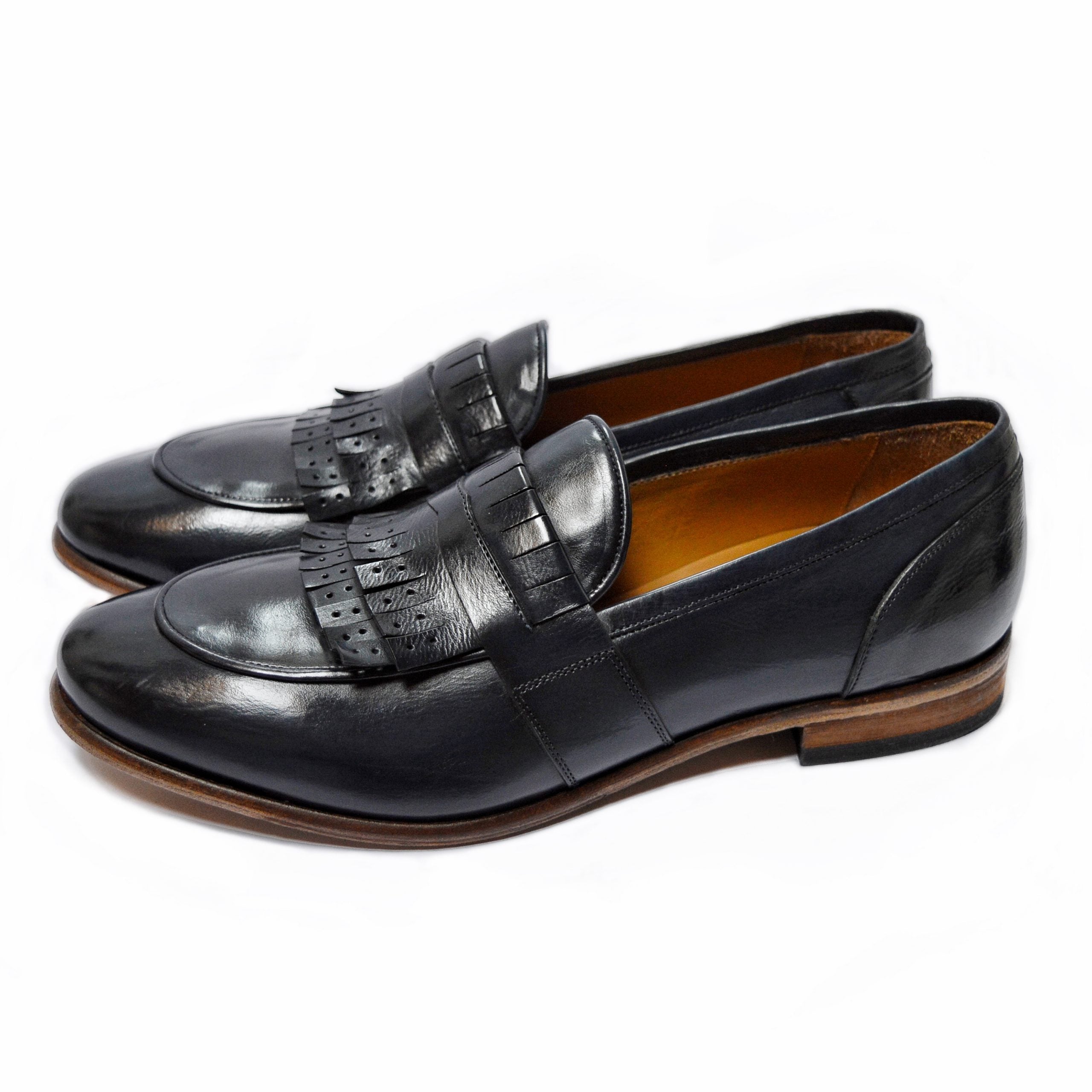 Ton Goût Bari mocassino uomo pelle nera taglia 45