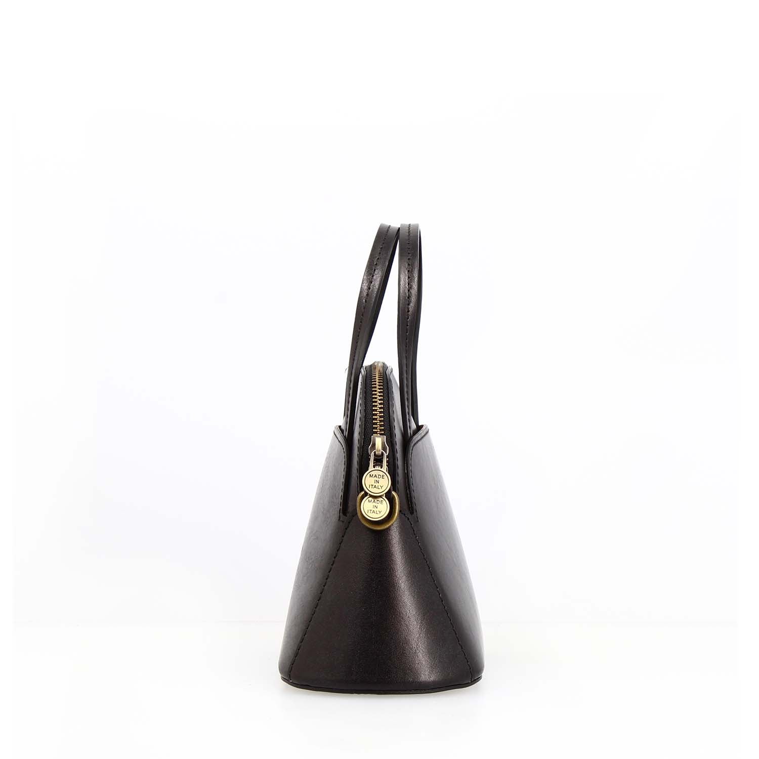 Leonardo Shoes Borse Donna Livia Tracolla Pelle Nera Cupola