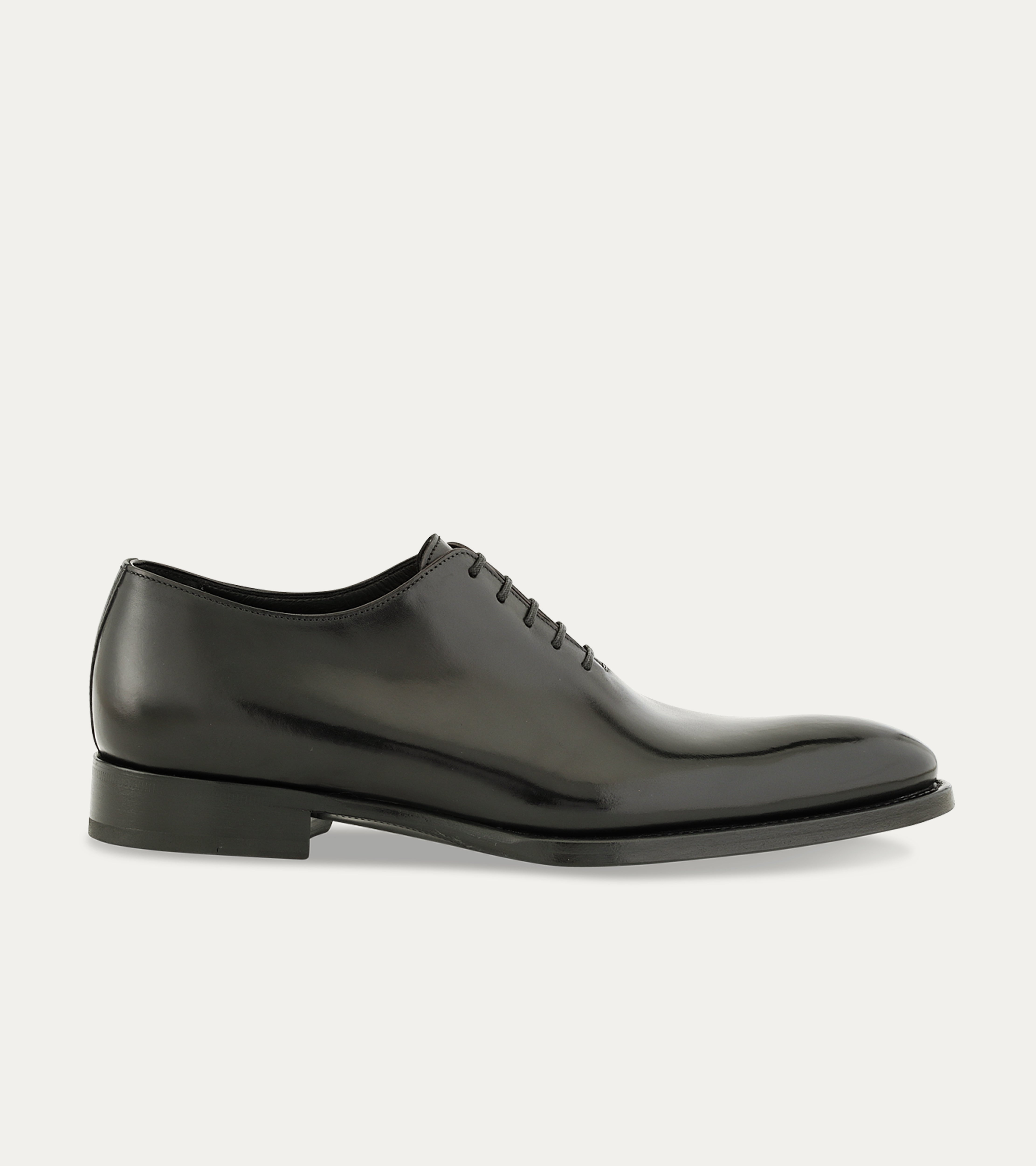 Ace Marks Tom Wholecut Oxford Black scarpe uomo pelle
