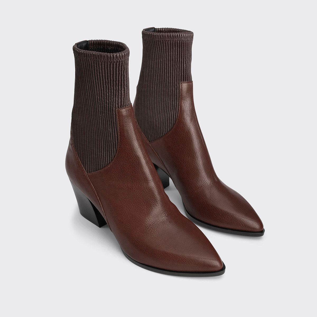 Pierre Hardy Rodeo stivali pelle marrone tacco 70