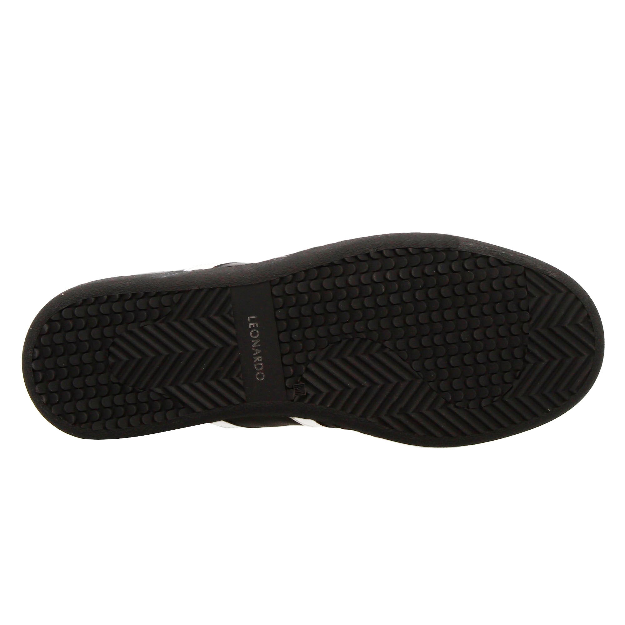 Leonardo Shoes Bizantina Nero Sneaker Donna in Pelle