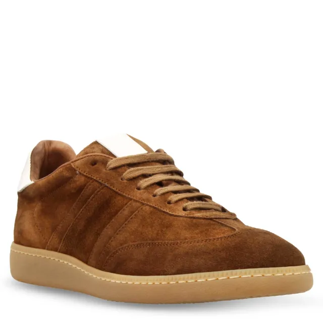Leonardo Bizantino C sneaker uomo camoscio marrone