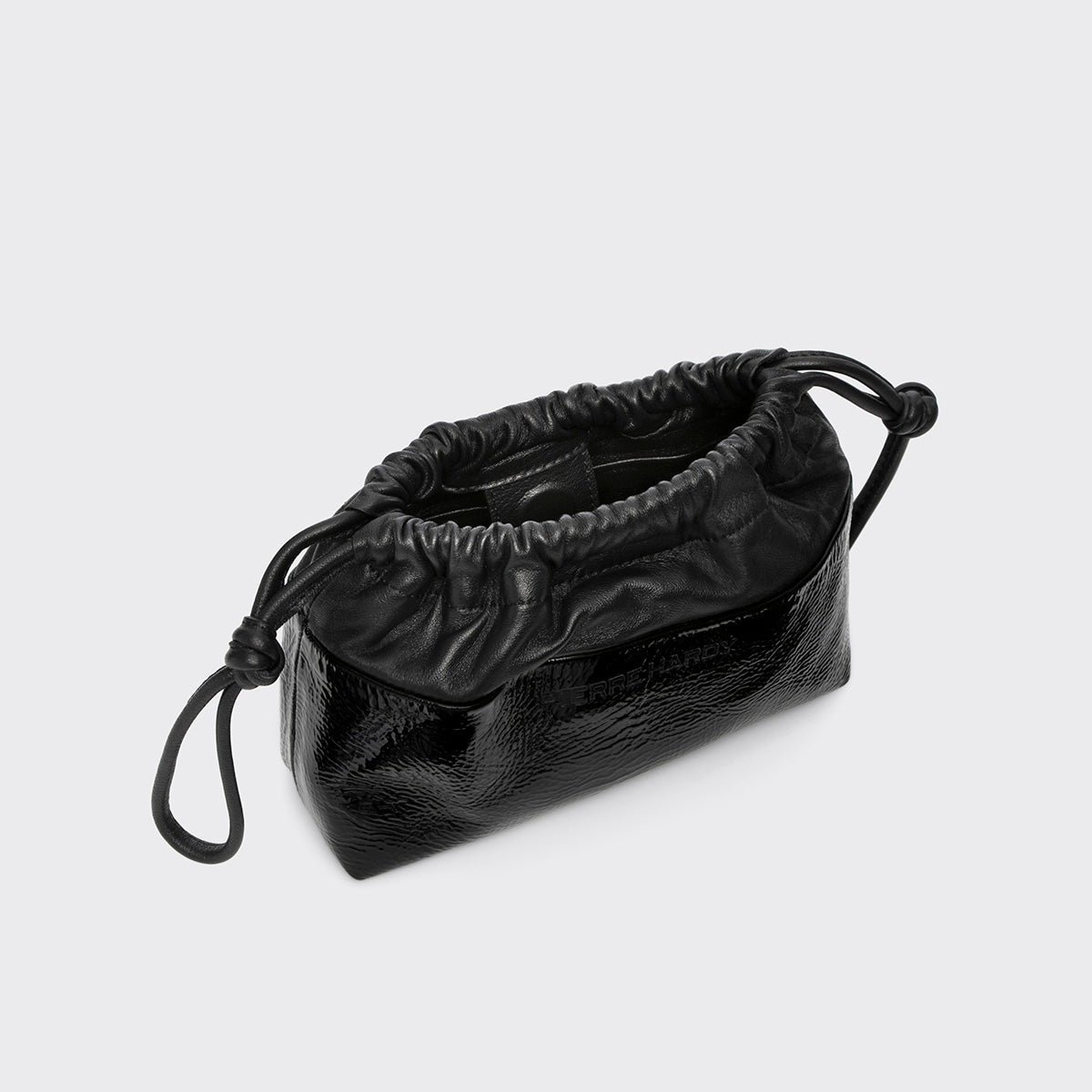 Pierre Hardy Twin AHV1 clutch mini nera pelle tracolla