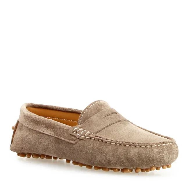 Leonardo Shoes Garda D. Beige Mocassini Donna Camoscio Beige