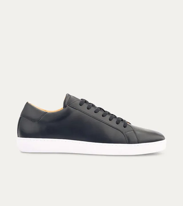 Ace Marks Lopro Dress Sneaker Black sneakers uomo pelle