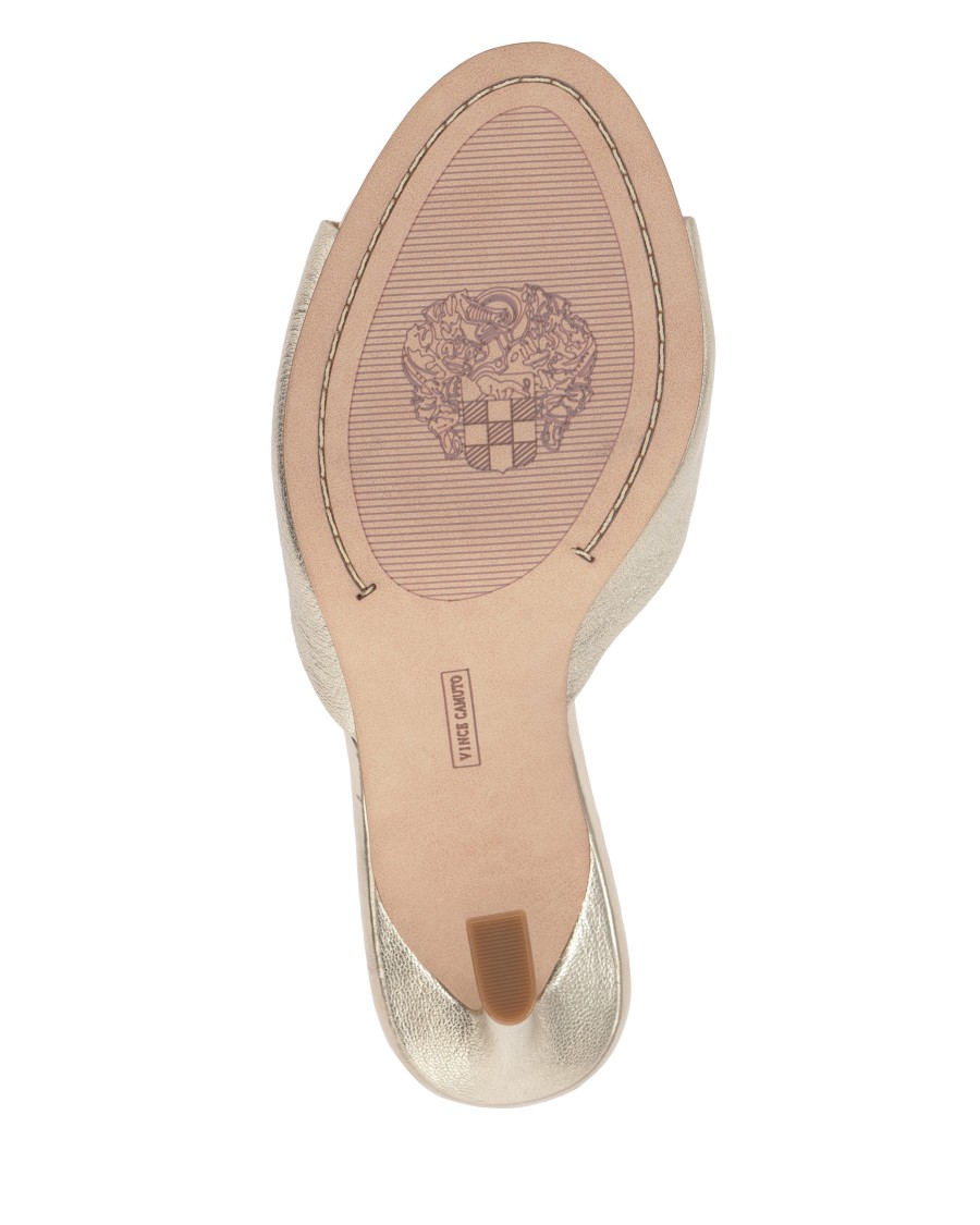 Vince Camuto Paigely mule donna punta aperta tacco svasato