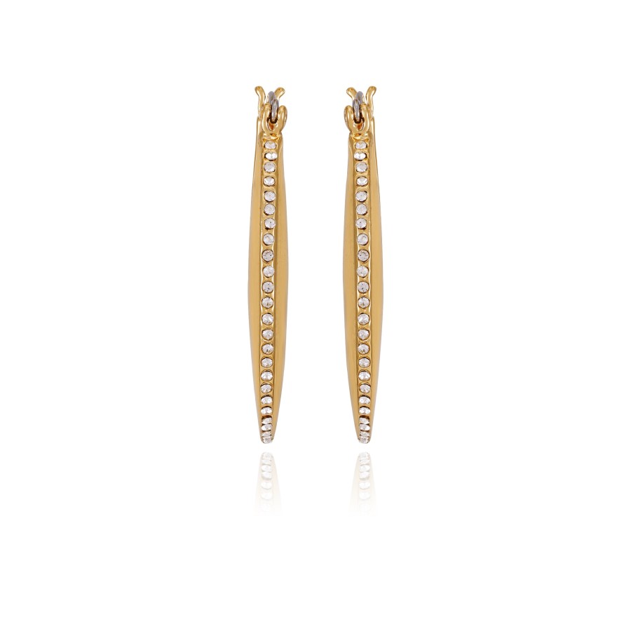 Vince Camuto Orecchini Donna Cerchio Oro con Cristalli Pietra