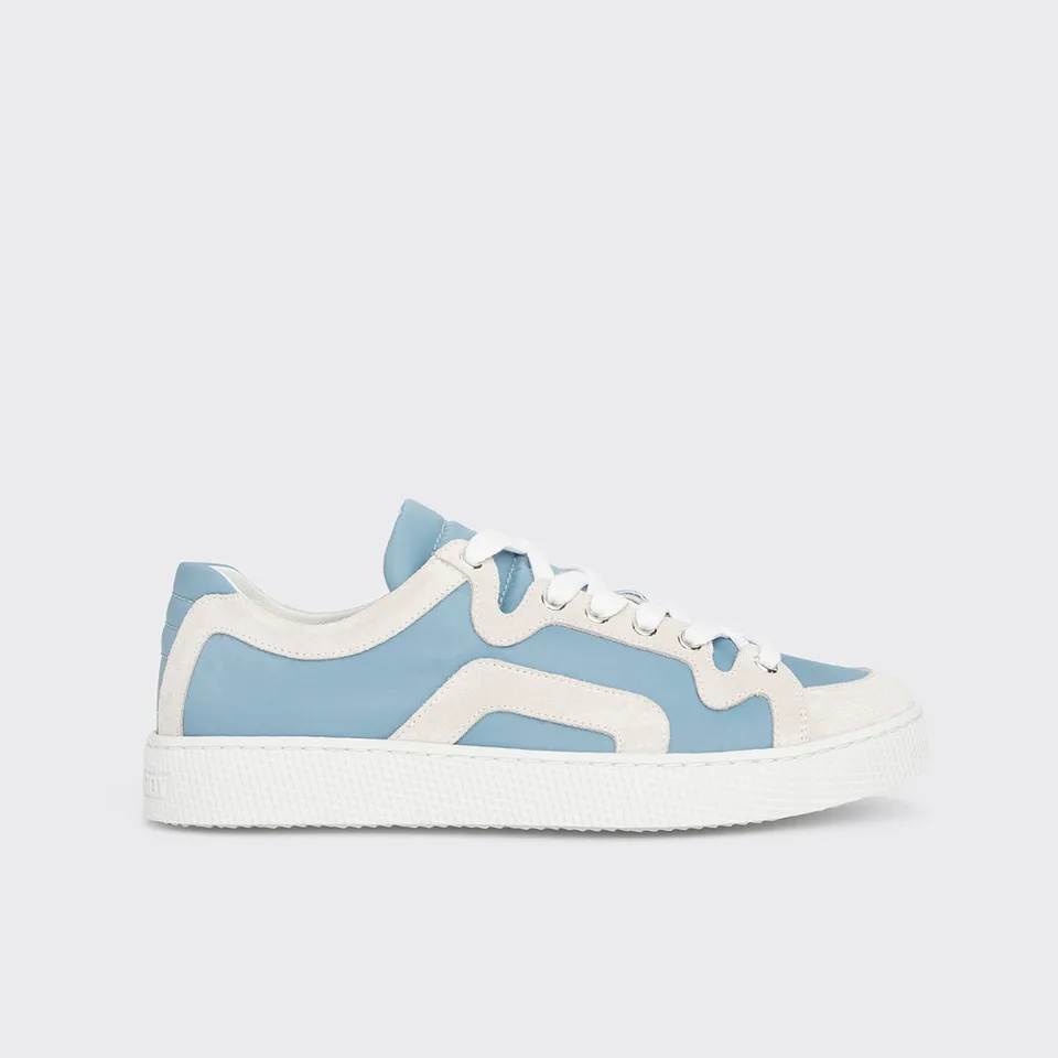 Pierre Hardy Alpha sneakers donna blu pelle 25 mm