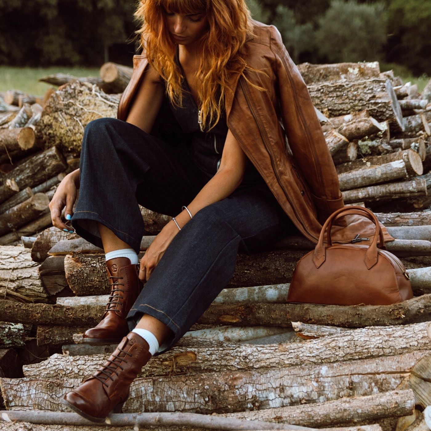 Leonardo Shoes Tulia bauletto borsa a mano pelle marrone