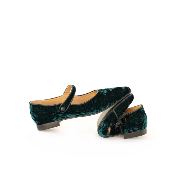 Ton Goût Angelica T.Moro ballerine cavallino 38-40 laminato