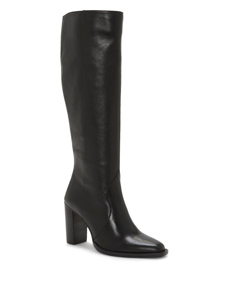 Vince Camuto Lecheya Stivale Alto Pelle Polpaccio Largo