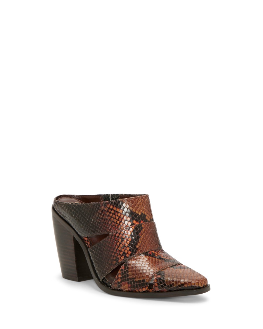 Vince Camuto Aimie Mule Pelle Punta Affusolata Tacco