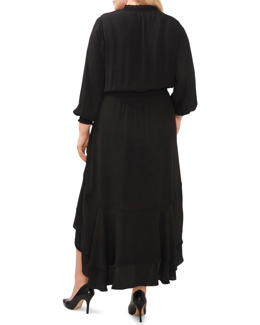 Vince Camuto Abito Lungo Georgette Taglie Forti Scollo V