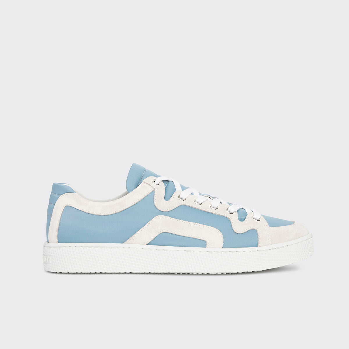 Pierre Hardy Alpha sneakers uomo blu pelle suola bianca