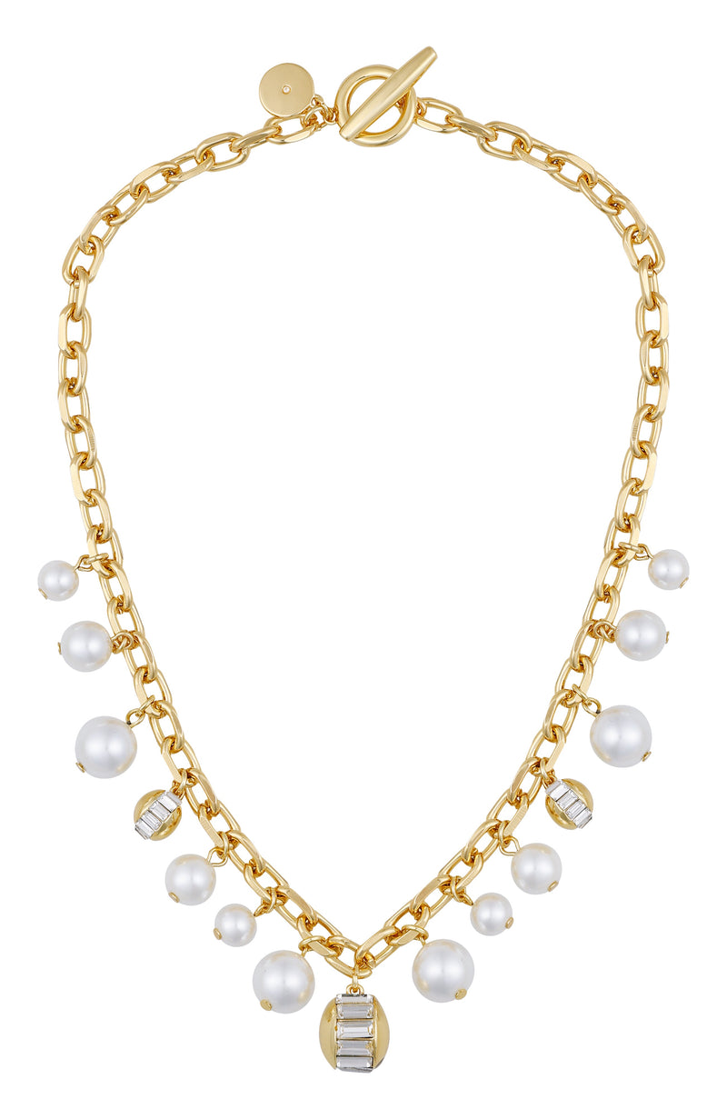 Vince Camuto Necklaces collana catena oro perle