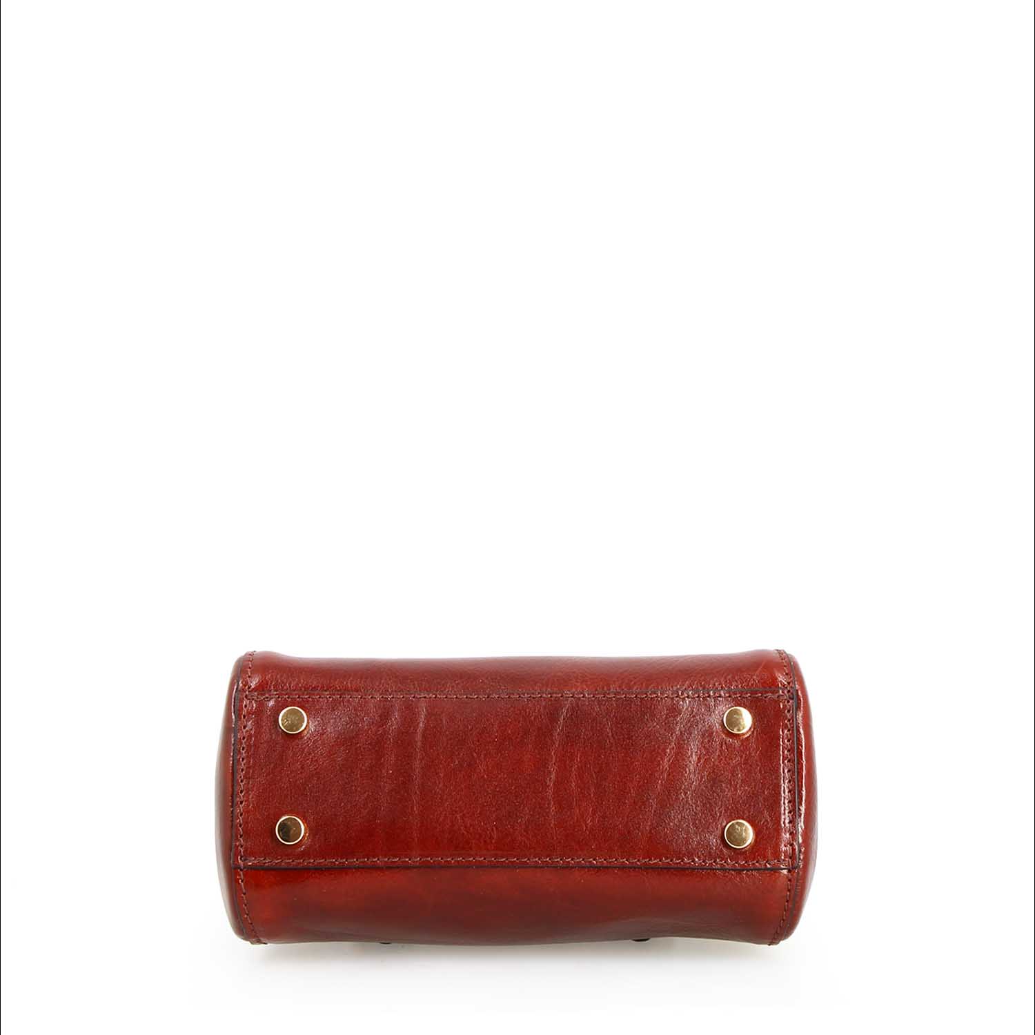 Leonardo Shoes Fiorenza borsetta mano pelle marrone tracolla