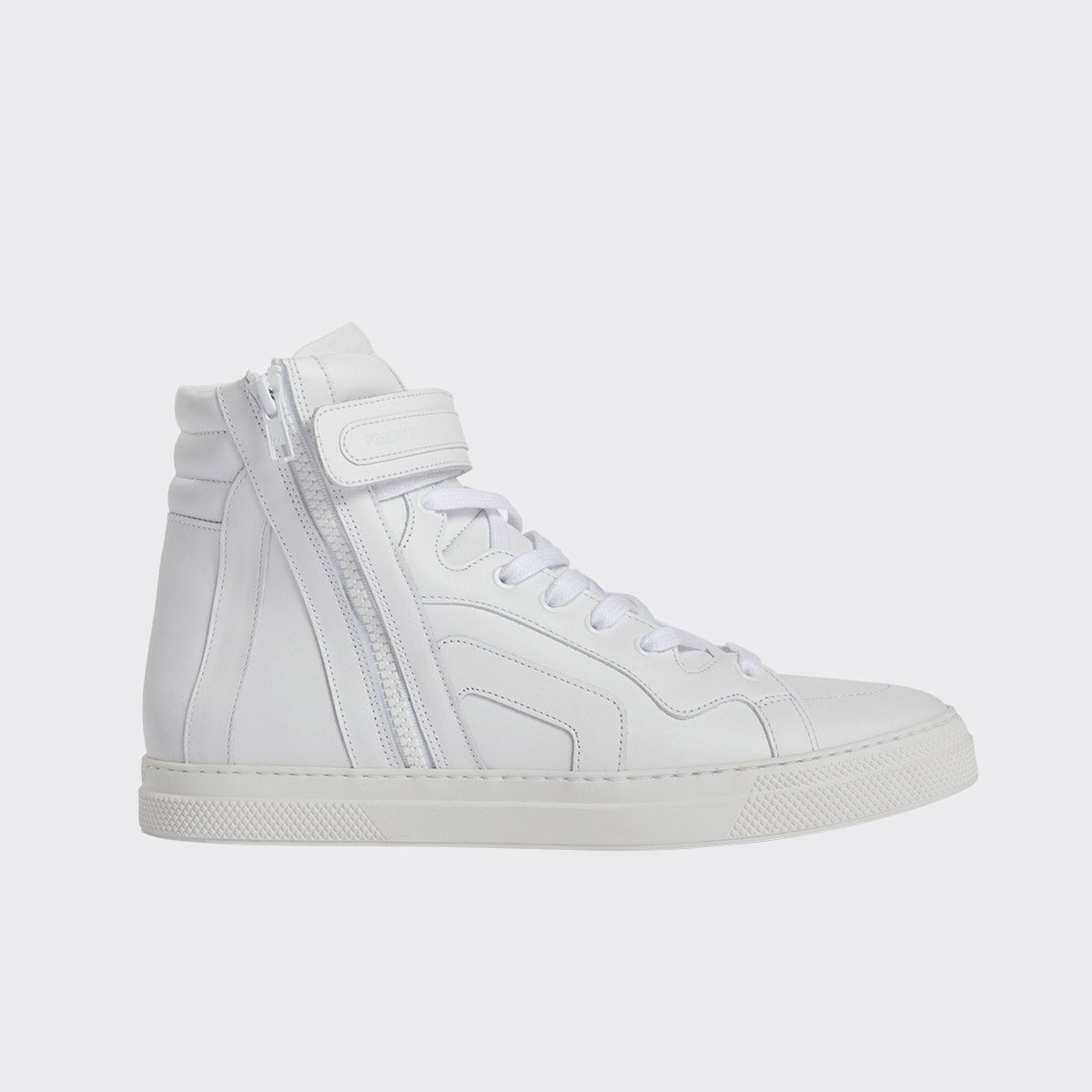 Pierre Hardy 112 High-Top Sneakers uomo bianche con zip