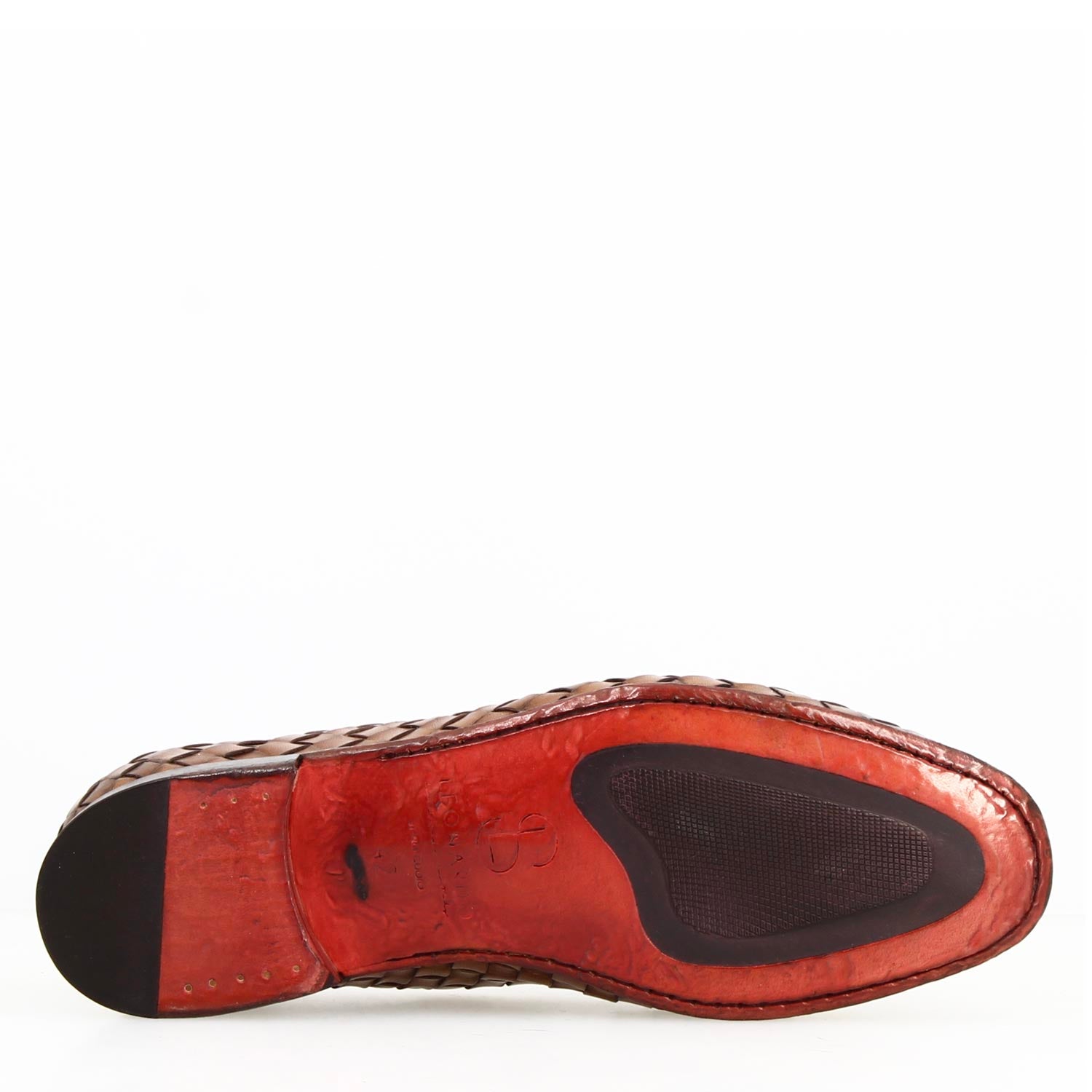Leonardo Shoes Giuliano mocassini uomo marrone nappine