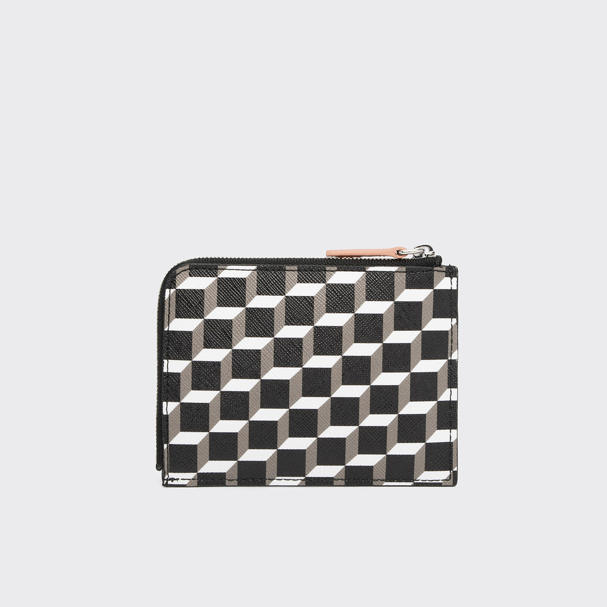 Pierre Hardy Valois portamonete nero cube perspective zip