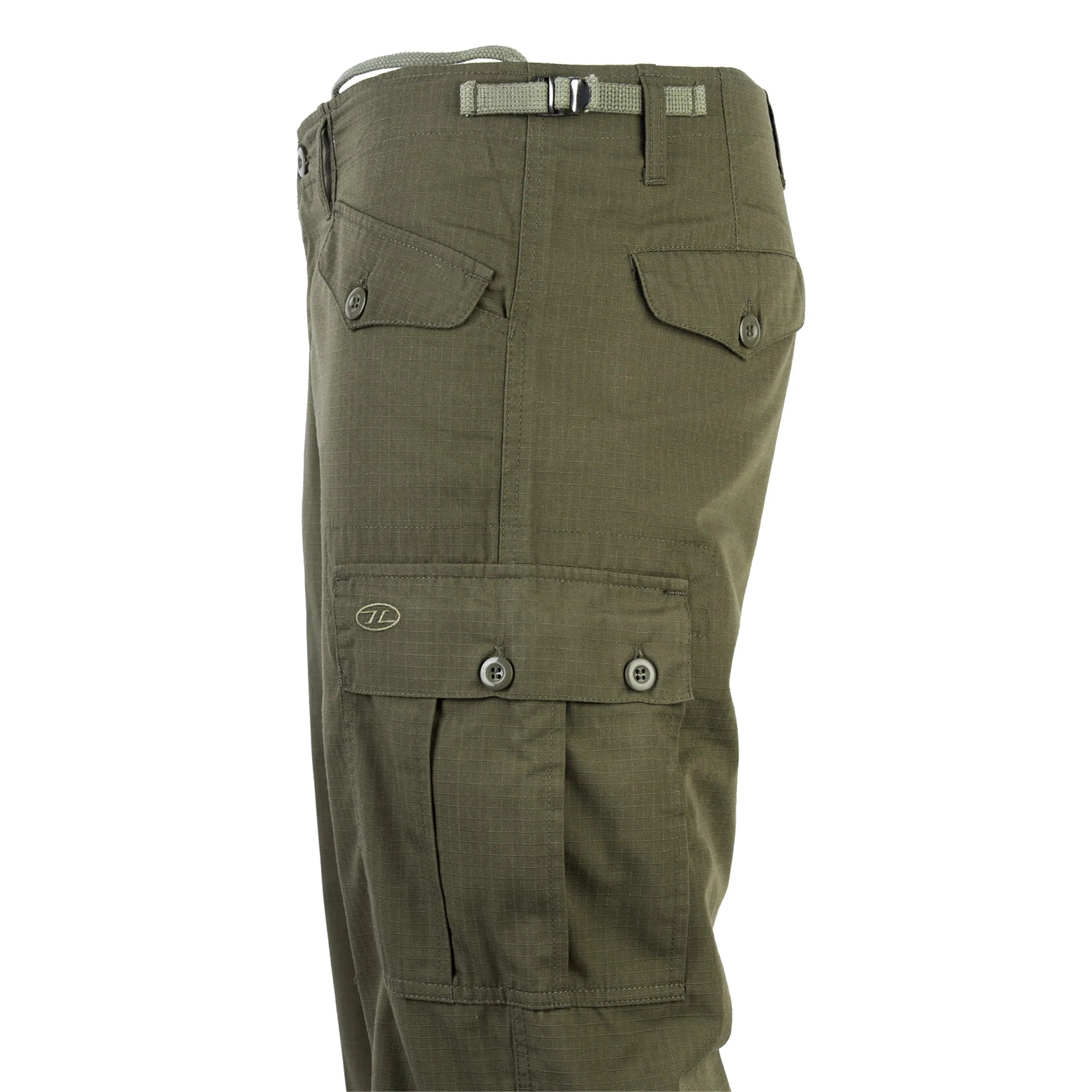 MAK M65 Combat pantaloni tattici uomo nero cotone ripstop
