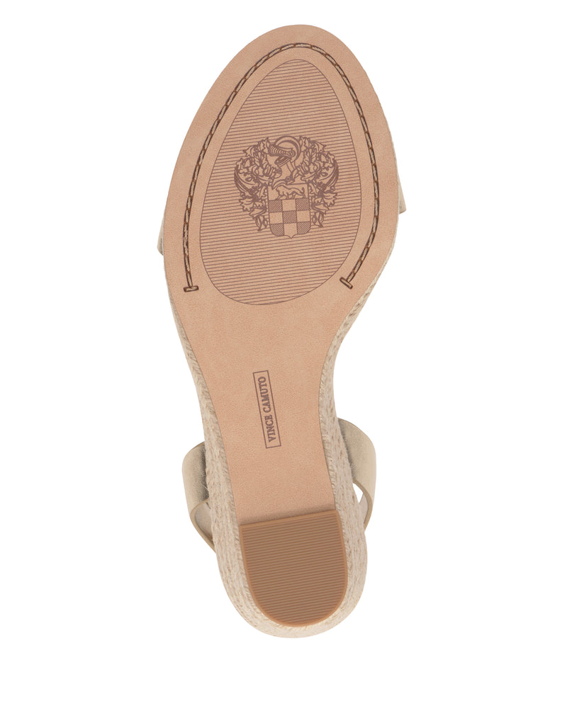 Vince Camuto Fainel sandalo donna zeppa espadrille fibbia