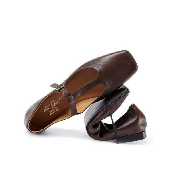 Ton Goût Paris Ballerine Donna Blu Nappa Laminata