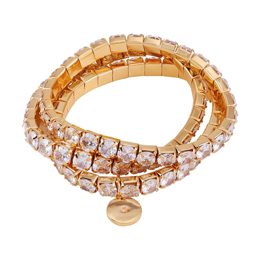 Vince Camuto Bracelets Set 3 Bracciali Oro Cristallo