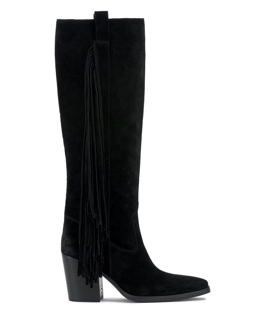 Vince Camuto Pelia stivale ginocchio camoscio frange