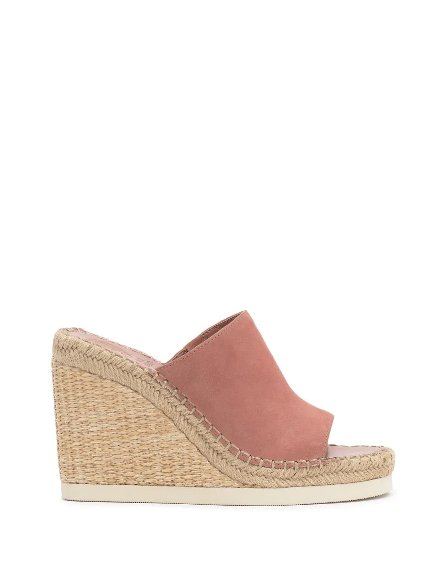Vince Camuto Brissia Mule Donna Zeppa Intrecciata Juta