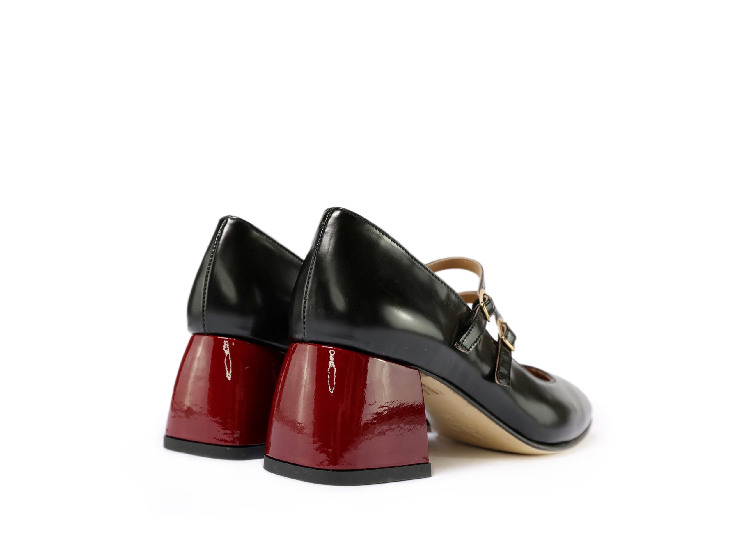 Ton Goût Gita Décolleté donna tacco 5 cm nero rosso