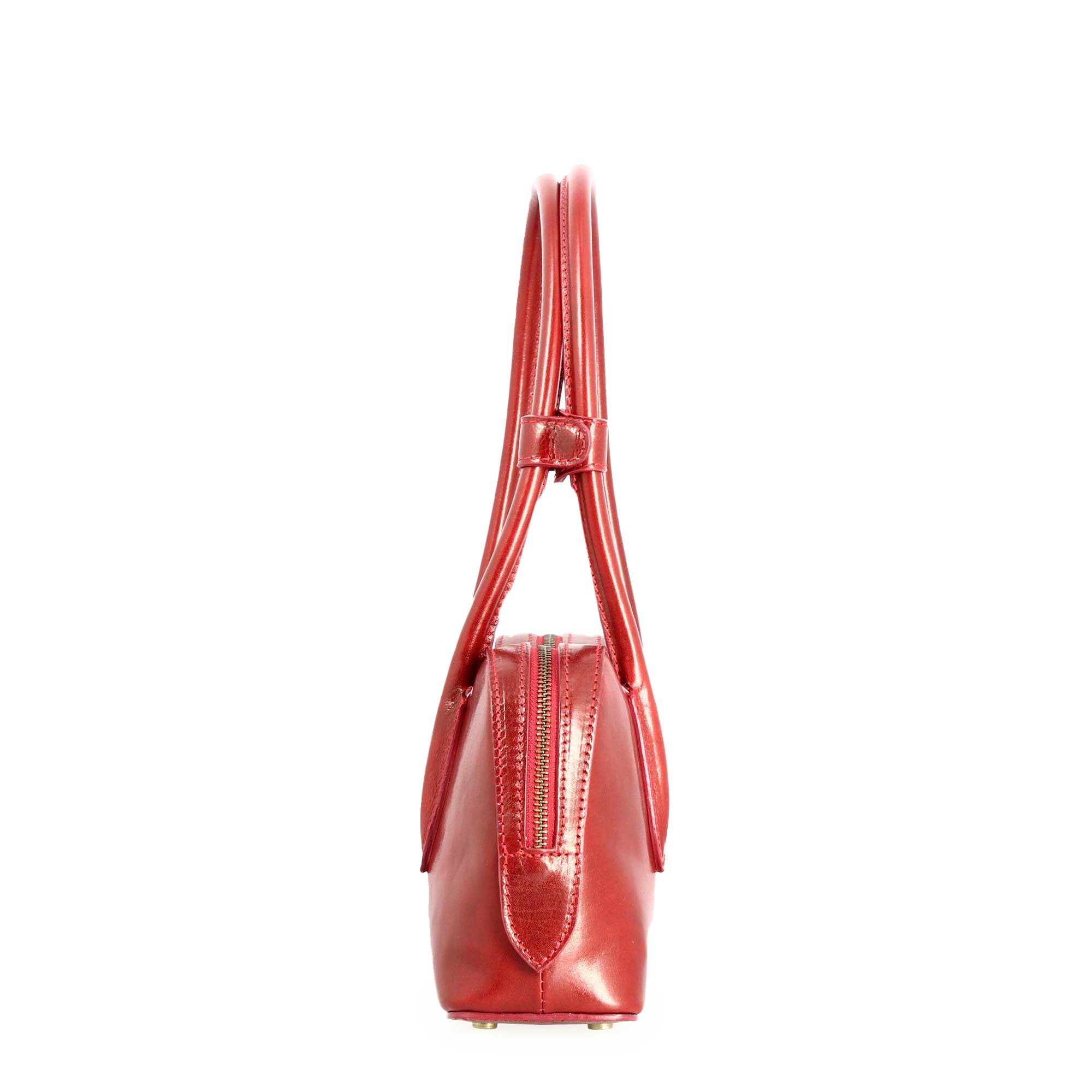 Leonardo Shoes Diana borsa donna rossa pelle spalla