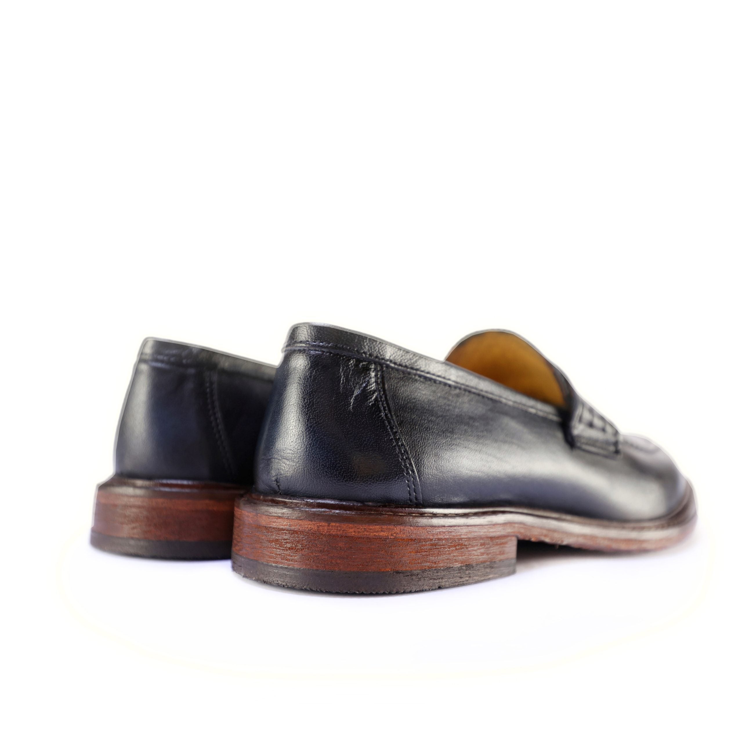 Ton Goût College Mocassino Uomo Blu 45 Montone