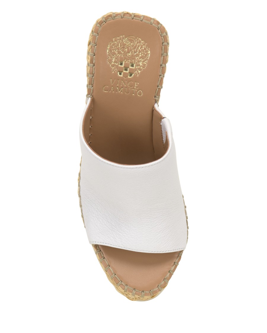 Vince Camuto Brissia mule zeppa pelle iuta