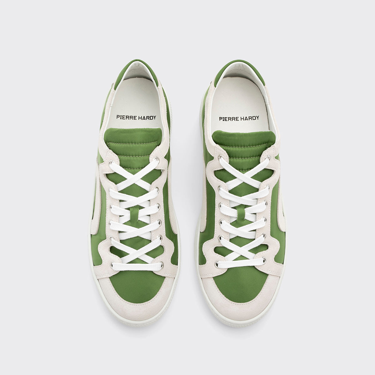 Pierre Hardy Alpha sneakers uomo verdi pelle