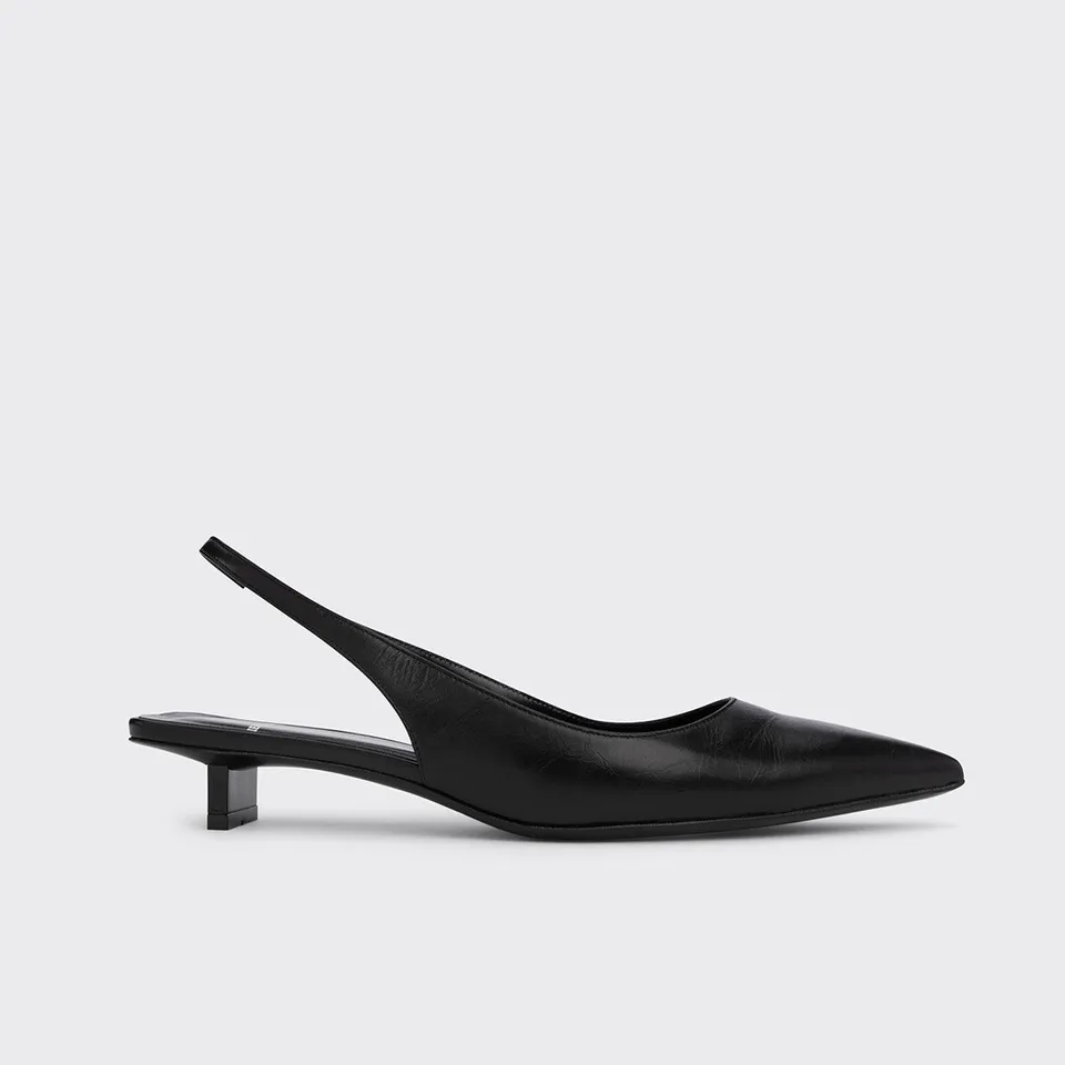 Pierre Hardy Stella slingback donna pelle nera tacco 25 mm