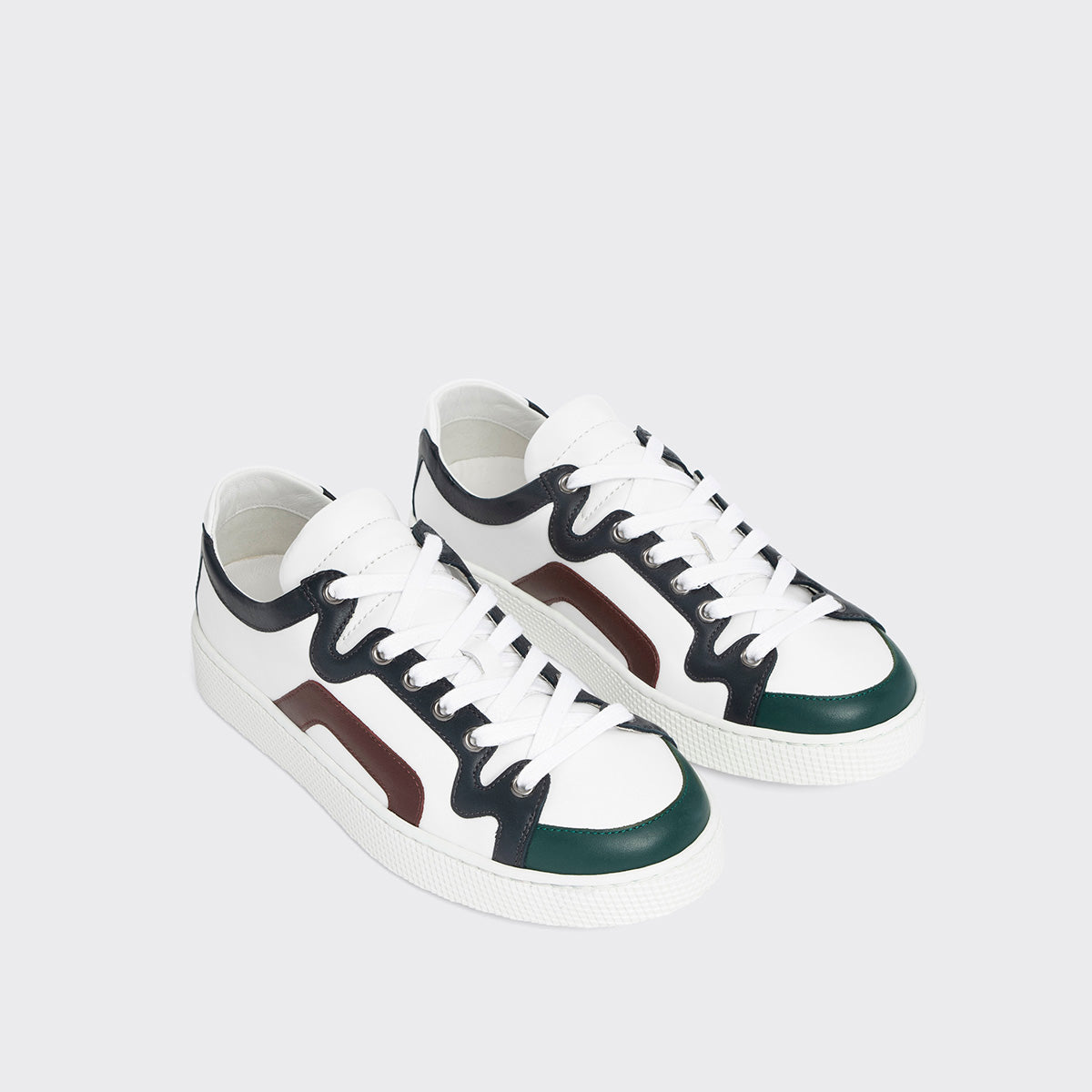 Pierre Hardy Alpha AHS2 sneakers donna bianche pelle 39