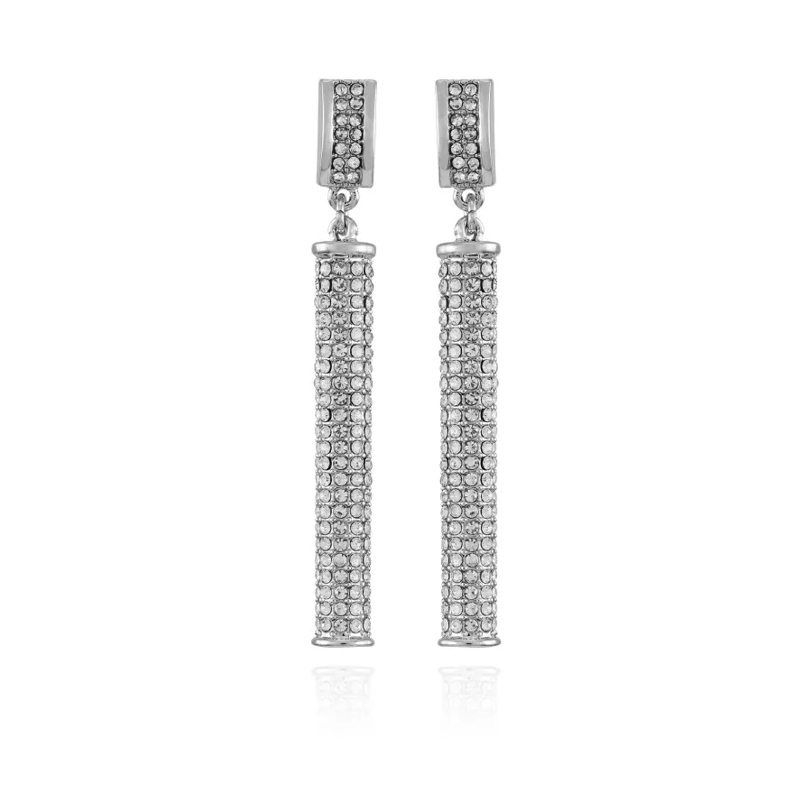 Vince Camuto Earrings orecchini pendenti cristallo argento